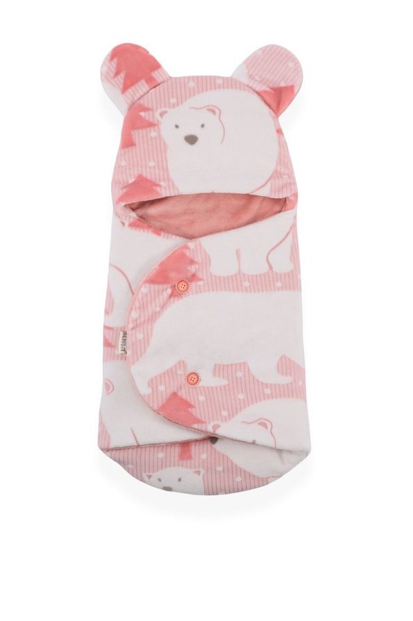Bebitof Polar Bear Pattern Swaddle (0-6 Months)