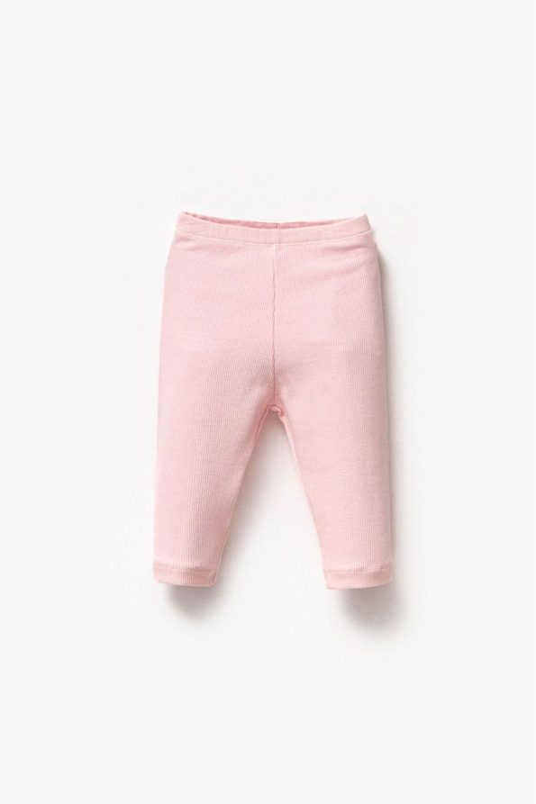 Polpuf Ribbed Leggings for Girls 0-5 Years