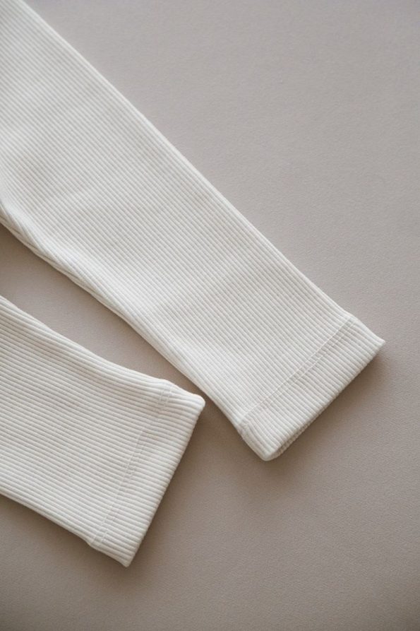 Thebellobambinoo Kids Leggings 0-6 Years Ecru