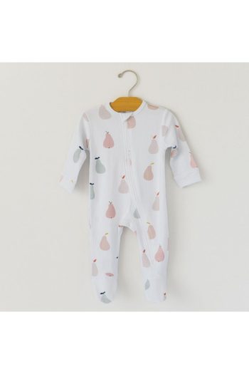 Mama Yoyo Baby Kids Organic Interlock Jumpsuit - Pear Pattern