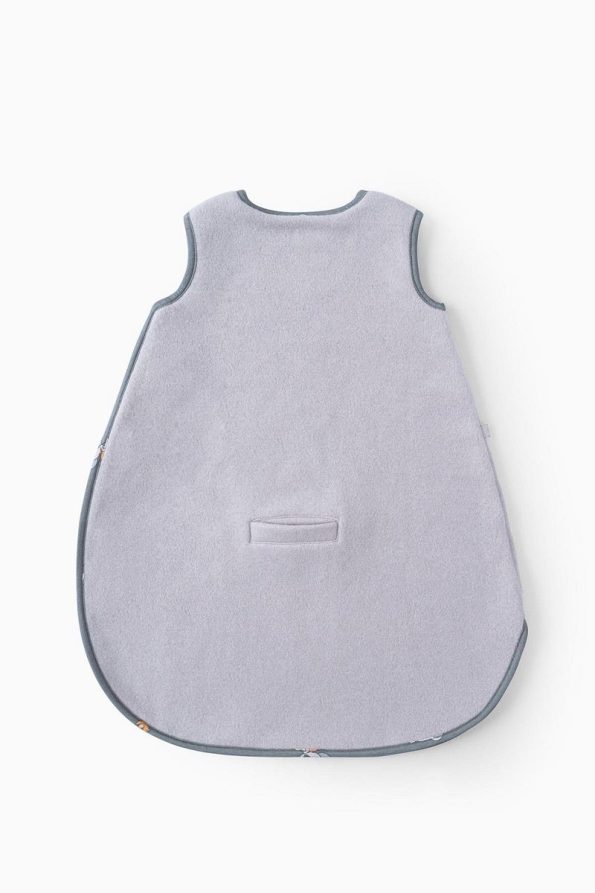 Boumini Sleeveless Cotton Baby Sleep Bag with Koala Embroidery in Gray