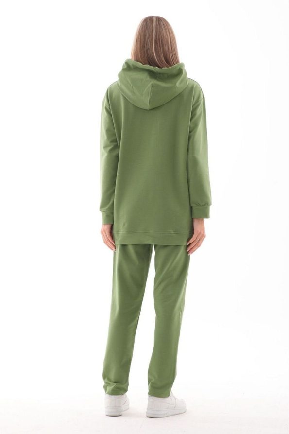 BIG LESSON Maternity Nursing Detail Zippered Oversized Stretch Adjustable Belly Band Tracksuit