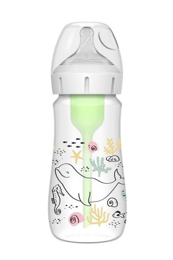 Dr. Brown's Wide Mouth Anti-Colic Ocean Whale Pattern PP Bottle 270 ml