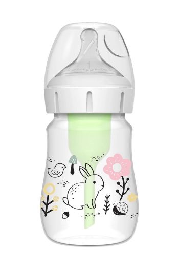 Dr. Brown's Wide Mouth Anti-Colic Forest Bunny Pattern PP Bottle 150 ml