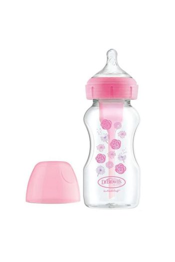 General Brands PP Wide Mouth Options Bottle 270 ml Pink
