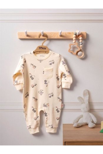 Tiffany Baby Organic Work Machine Theme Romper for Boys
