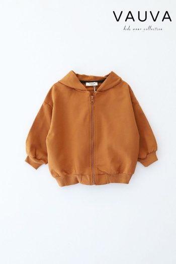 Vauva Kids Hooded Zip-Up Sweatshirt for Boys and Girls Ages 1-6