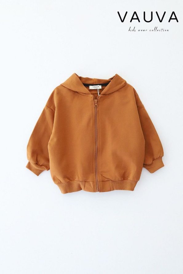 Vauva Kids Hooded Zip-Up Sweatshirt for Boys and Girls Ages 1-6