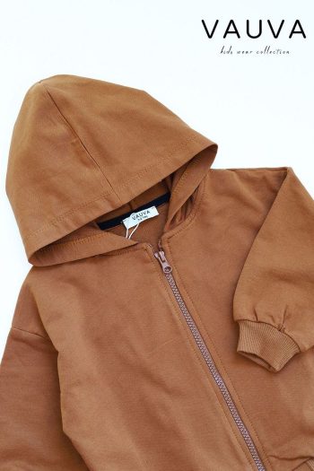 Vauva Kids Hooded Zip-Up Sweatshirt for Boys and Girls Ages 1-6