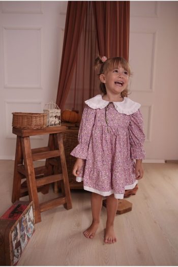 Pommelly Baby Melly Melly Jane Pink Poplin Dress