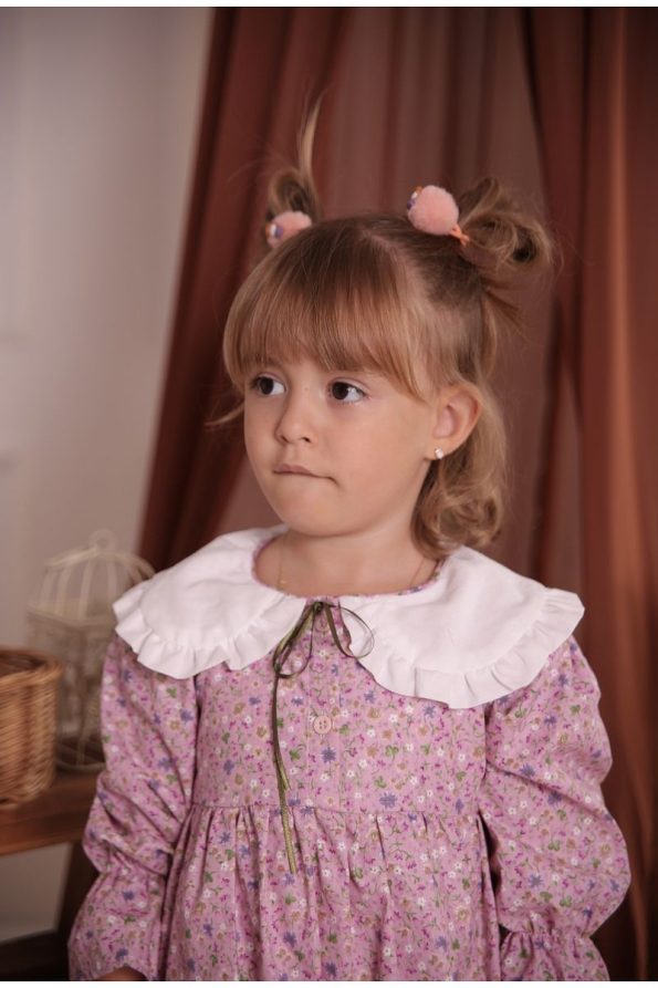 Pommelly Baby Melly Melly Jane Pink Poplin Dress