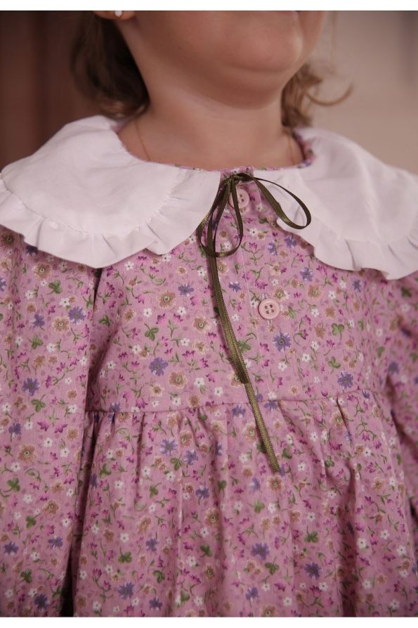 Pommelly Baby Melly Melly Jane Pink Poplin Dress