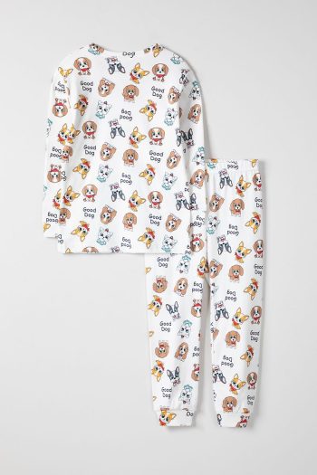 Krazber Printed Long Sleeve Pajama Set