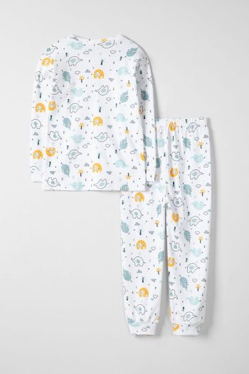 Krazber Printed Long Sleeve Pajama Set