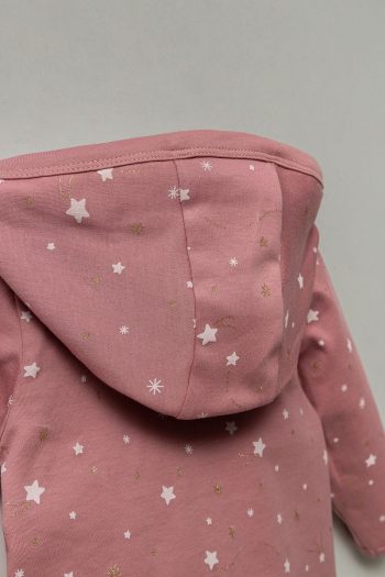 Mother Love Long Sleeve Hooded Baby Cardigan