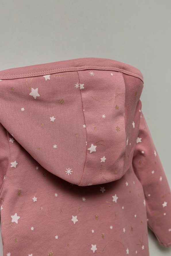 Mother Love Long Sleeve Hooded Baby Cardigan
