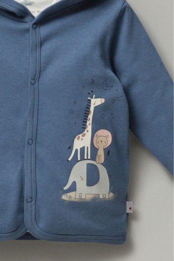 Mother Love Long Sleeve Hooded Baby Cardigan