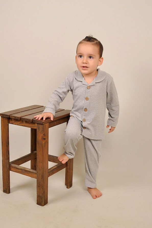 Peki Baby 5 for 4 Cotton Striped Pajama Set for Kids