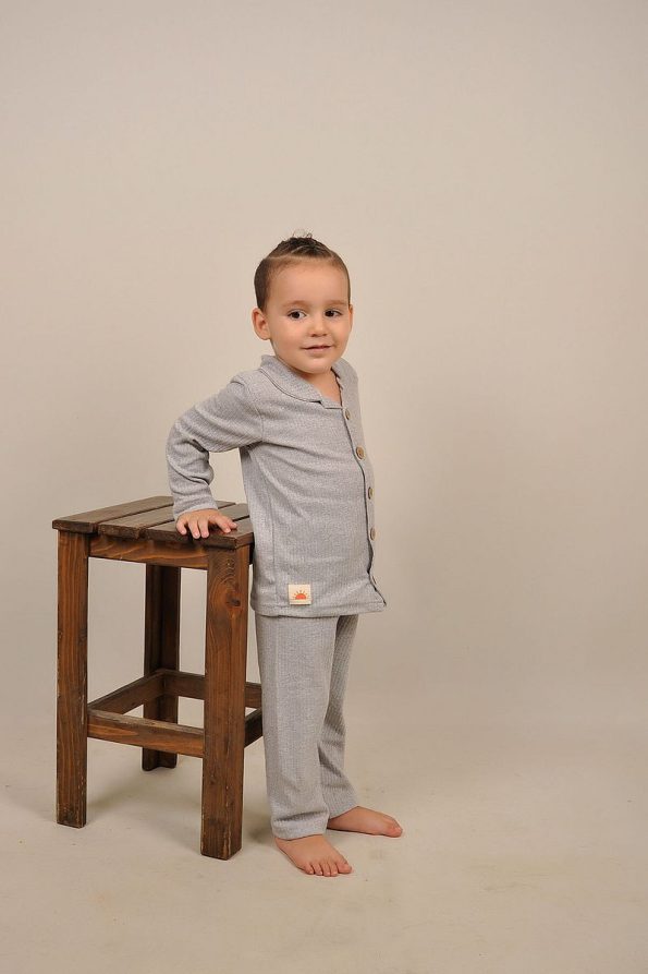 Peki Baby 5 for 4 Cotton Striped Pajama Set for Kids