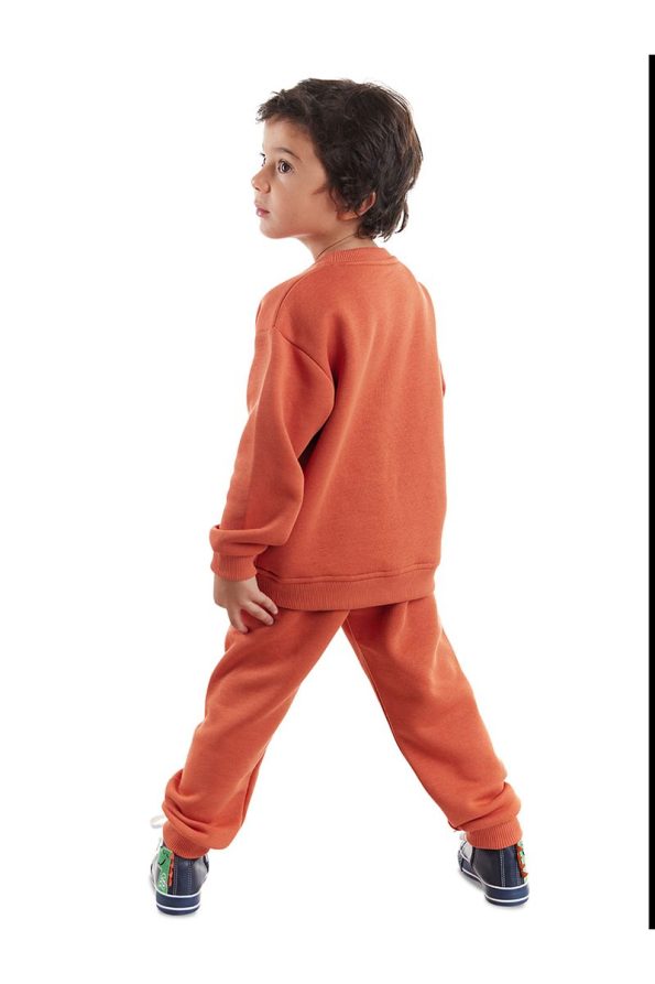 Denokids Just Smile Boys' Brick Sweat Suit