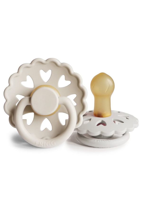 Frigg Fairytale Rubber Pacifier 6-18 Months Cream