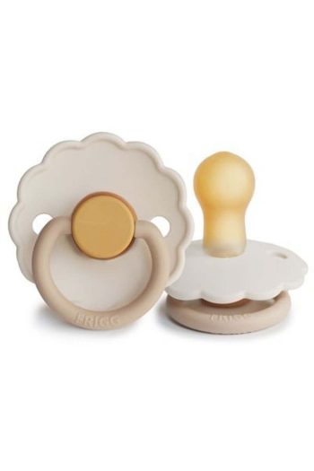 Frigg Daisy Rubber Pacifier - Chamomile 0-6 Months