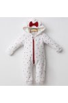 DIDuStore Cute Heart Patterned Hooded Baby Girl Romper