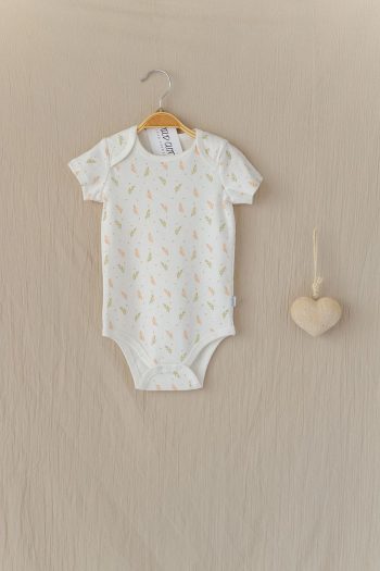 Mild Cloth 100% Organic Cotton Baby Short Sleeve Bodysuit