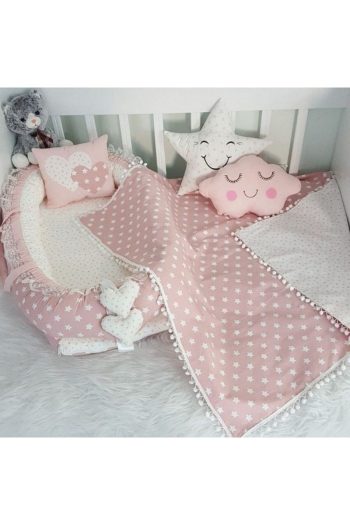Jaju Baby Starry 5-Piece Luxury Orthopedic Bedside Baby Nest Set