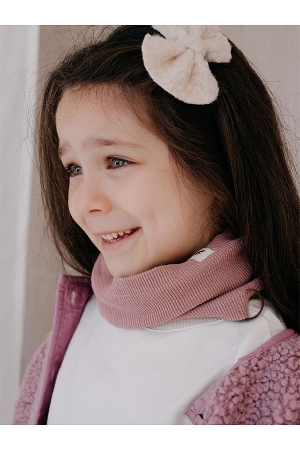 Fluffyboon Teddy Kids Jacket - Dusty Pink
