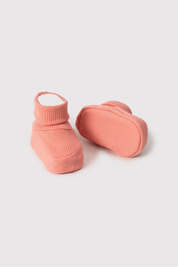Stretchy Ribbed Baby Booties