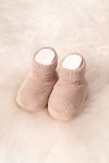Polpuf Ribbed Stretch Baby Booties