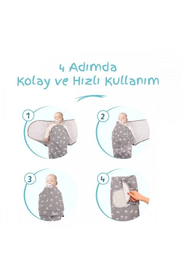 Sevi Baby 0-3 Months Patterned New Season Swaddle 100% Cotton