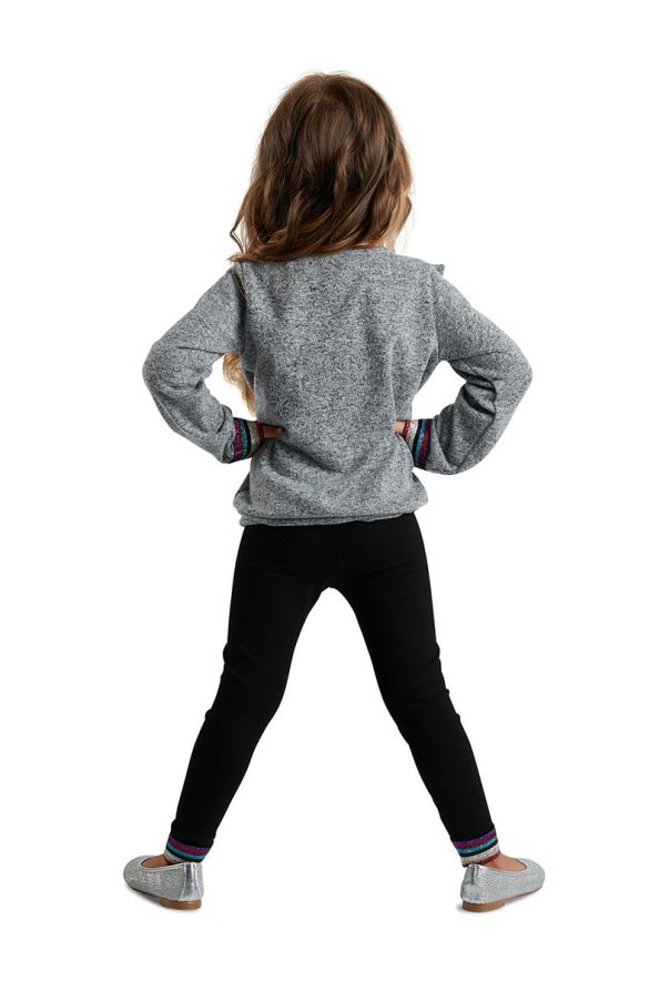 MSHB&G Eyes Girls' Knit Sweater and Leggings Set