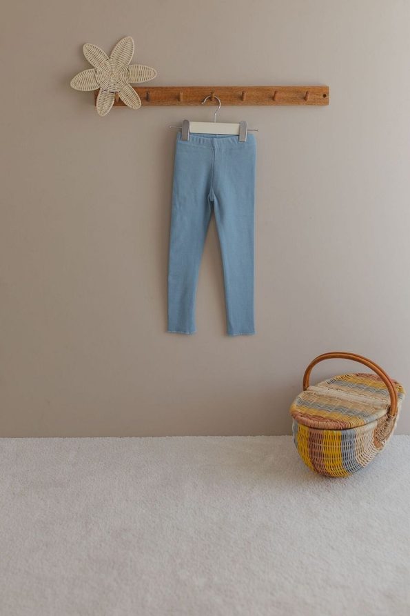 Mamareng Ribbed Cotton Kids Leggings