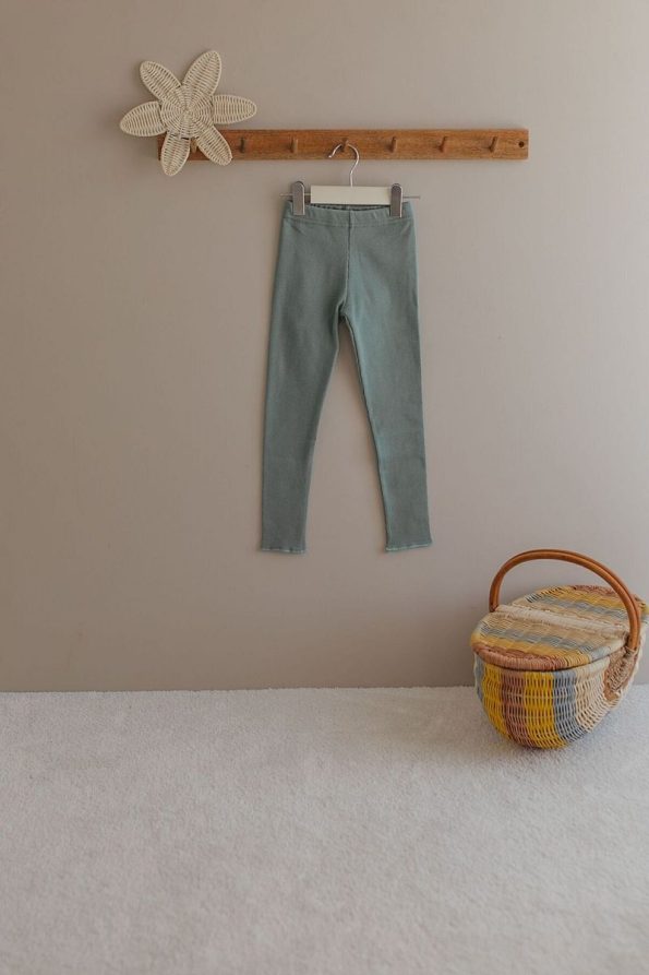 Mamareng Ribbed Cotton Kids Leggings