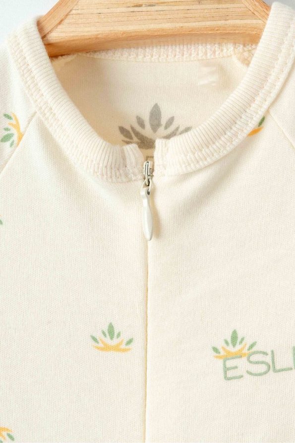 Minimus Organic Zip-Up Romper Set for Newborns