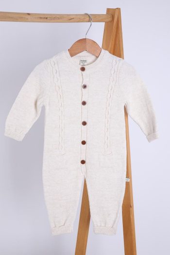 Babyhola Organic 100% Knit Unisex Baby Romper Set