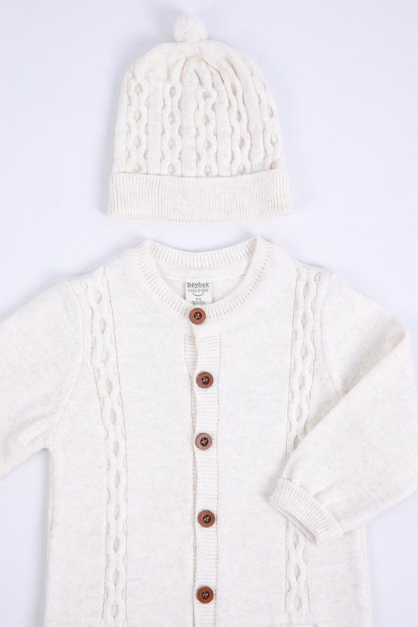 Babyhola Organic 100% Knit Unisex Baby Romper Set