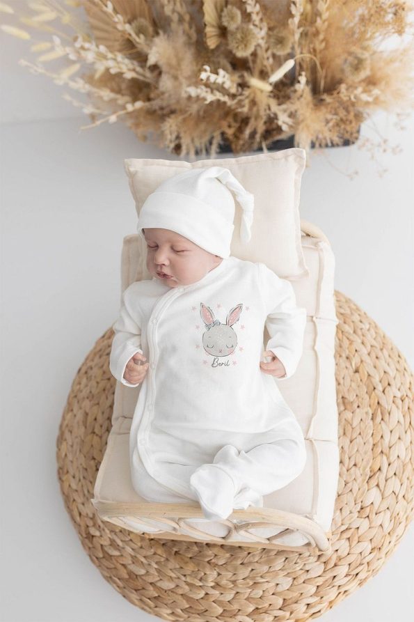 Lilabio 100% Organic Personalized Bunny Hospital Set