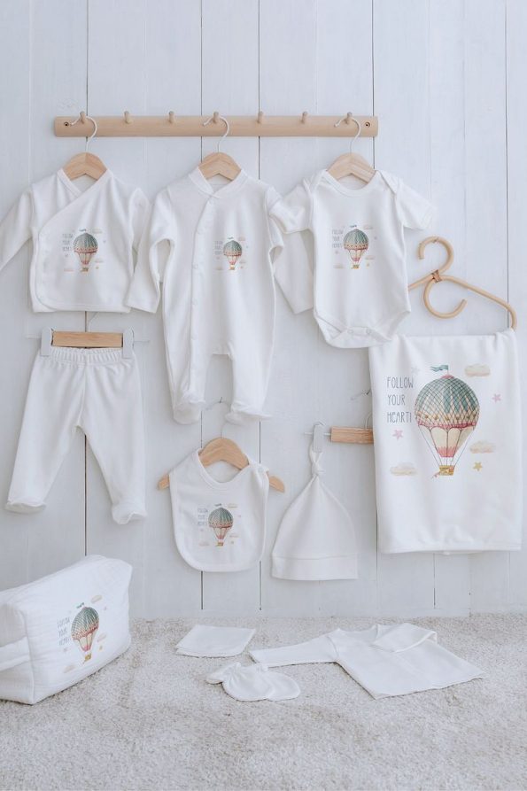Tuğba Swan Organic 11-Piece Hospital Set - Little Baby - Pink Dreams
