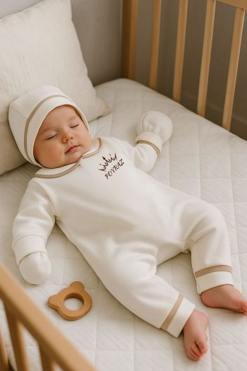 Personalized Newborn Boy Romper Gift Set