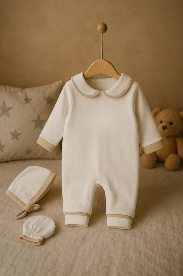 Personalized Newborn Boy Romper Gift Set