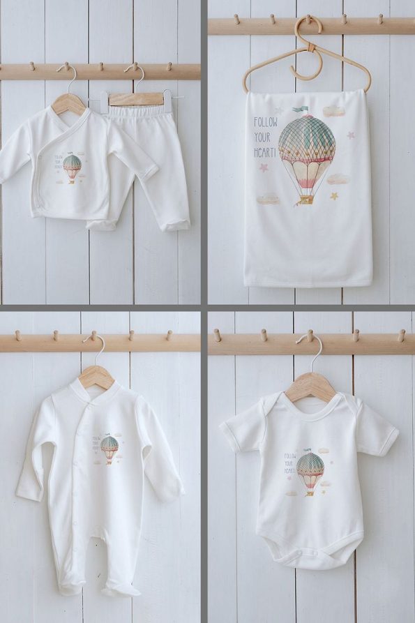 Tuğba Swan Organic 11-Piece Hospital Set - Little Baby - Pink Dreams