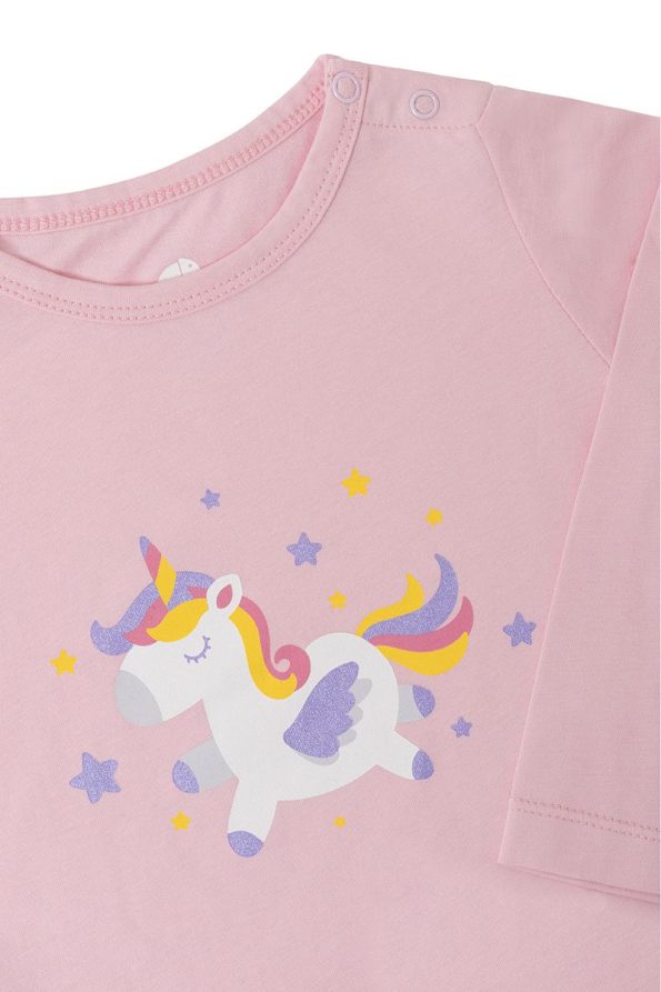 Molica Baby Printed Cotton Long Sleeve T-Shirt