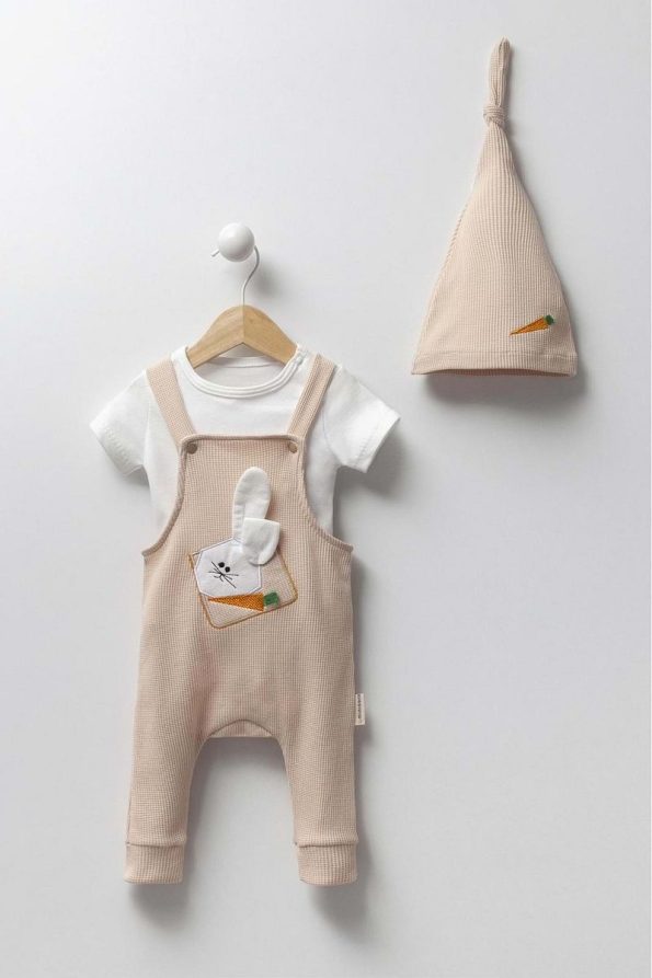 MiniCorn Rabbit Embroidered Cotton Summer Baby Romper