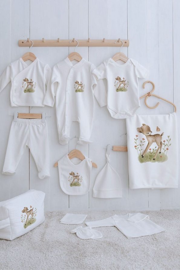 Tuğba Swan Organic 11-Piece Newborn Set