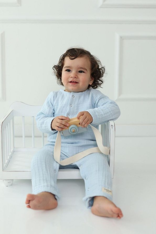 Cuckoo Cotton Baby Winter Romper 4k Muslin Fabric