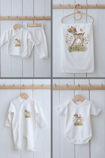 Tuğba Swan Organic 11-Piece Newborn Set