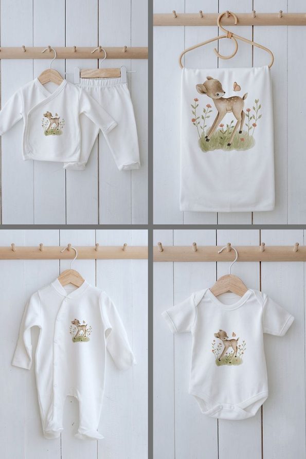 Tuğba Swan Organic 11-Piece Newborn Set